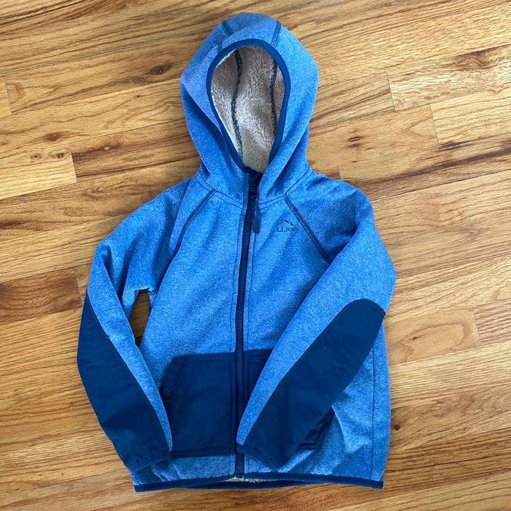 Boys LLbean fleece jacket
